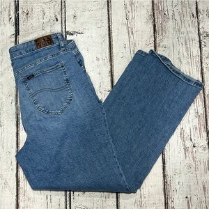 Women's Lee Jeans Medium Wash Denim Pants Jeans